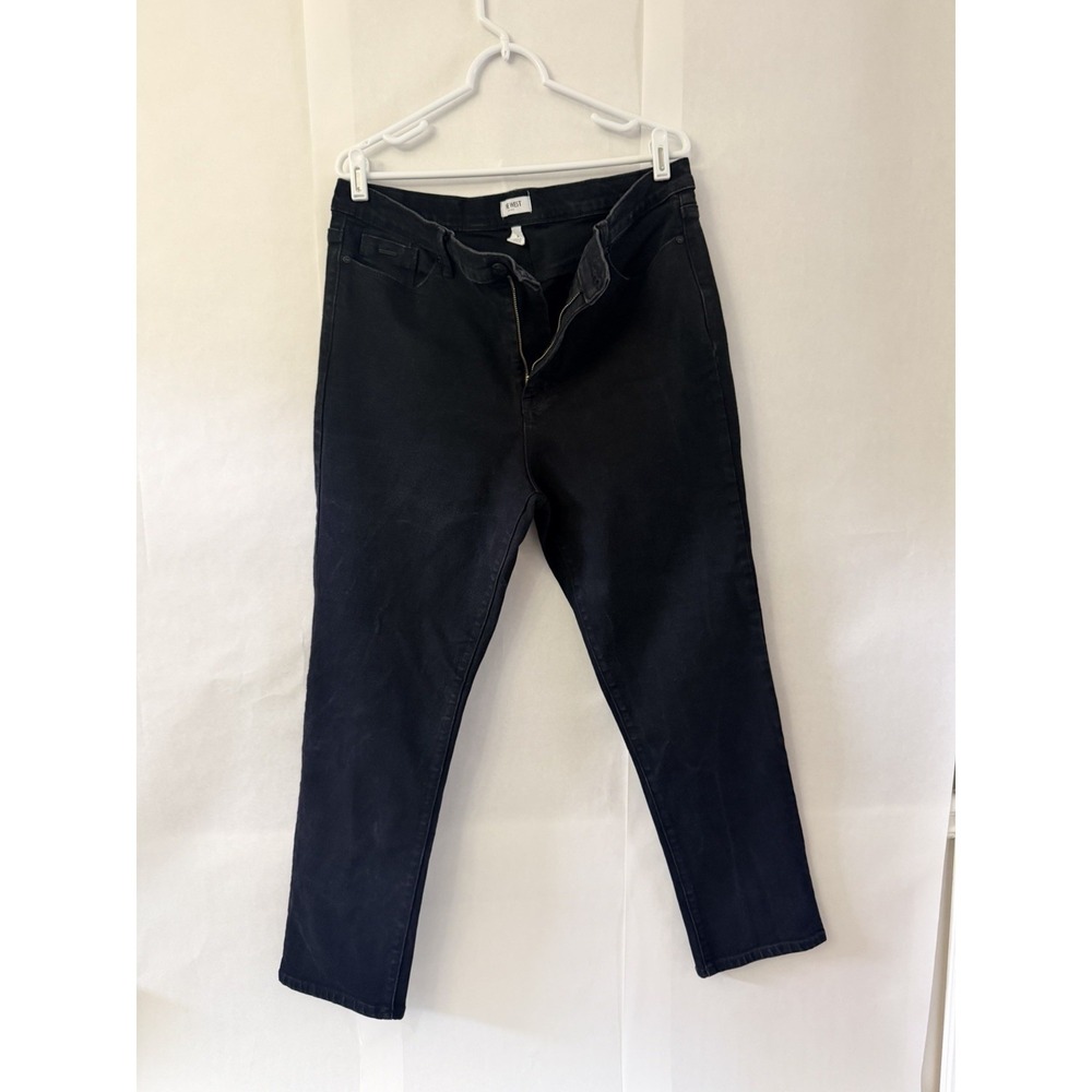 Nine West Slim Straight Women's Size 16 Black Stretch Jeans